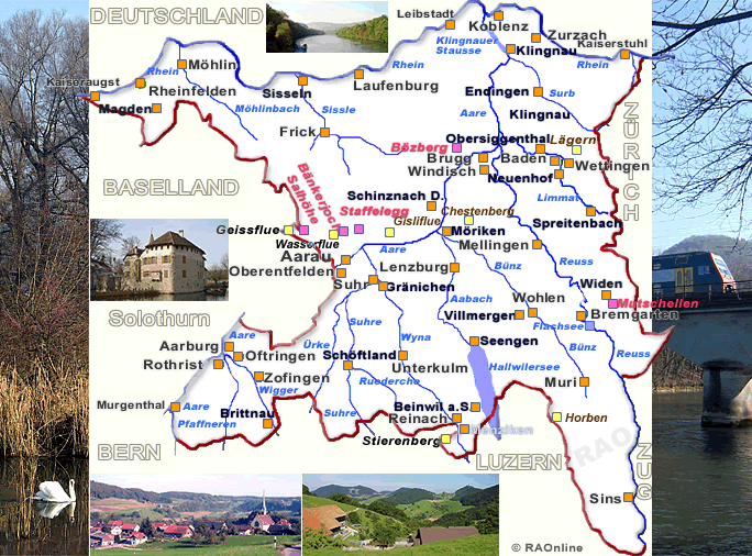 Aargau Karte