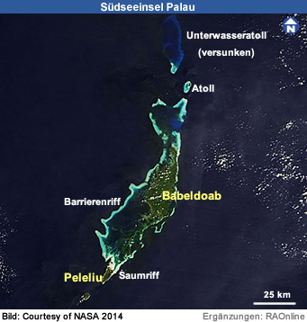 Palau map