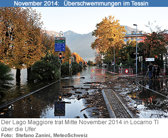 Im Jahr 2006 richteten Überschwemmungen, Murgänge, Rutschungen und Felsbewegungen in der Schweiz insgesamt rund 75 Millionen Franken Schäden an. Verglichen mit der durchschnittlichen Schadensumme der Jahre 1972 bis 2005, die teuerungsbereinigt etwa 350