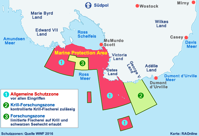 Antarctica map