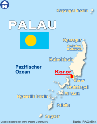 Palau map