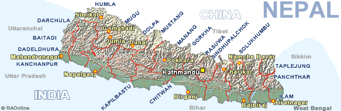 Nepal Map