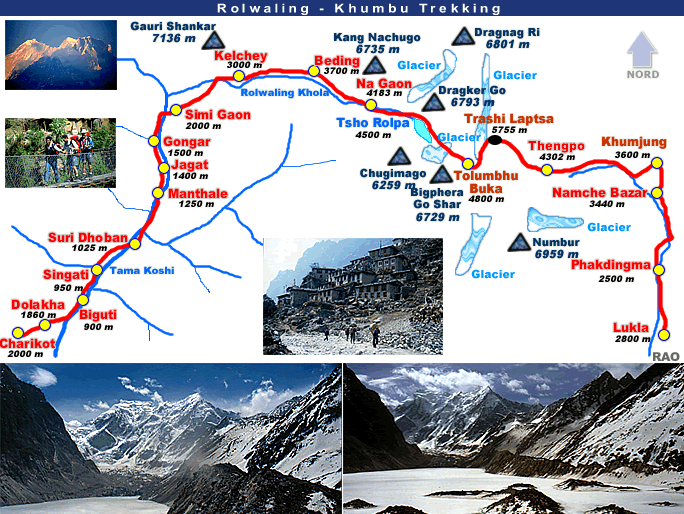 Rolwaling map